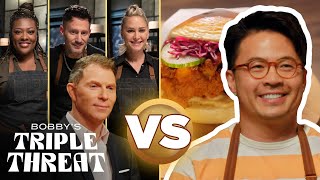 Titans vs Chef Viet Pham  Full Episode Recap  Bobby’s Triple Threat  Food Network [upl. by Nevah]