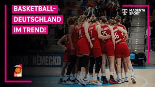 Aufwärtstrend beim DBB  FIBA WOMENS EUROBASKET QUALIFIERS  MAGENTA SPORT [upl. by Cul284]