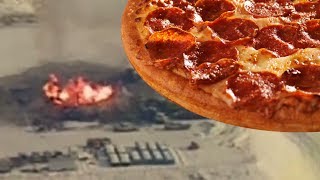 Fracking Fire Lasts Days But Free Pizza Makes It All Better [upl. by Violeta876]