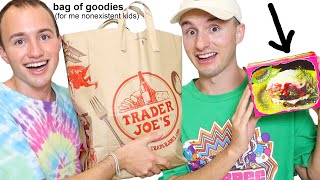 We tried all the Unnecessary Food from Trader Joes [upl. by Aphrodite905]