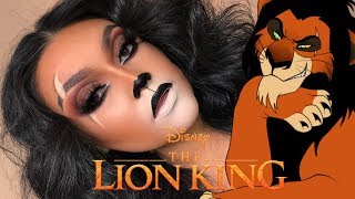 THE LION KING SCAR MAKEUP TUTORIAL  SANDI JARQUIN [upl. by Annahsohs]