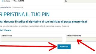 Come Recuperare il codice PIN INPS Online [upl. by Arni641]