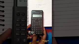 How to calculate antilog using scientific calculatortrending viral [upl. by Amabel]