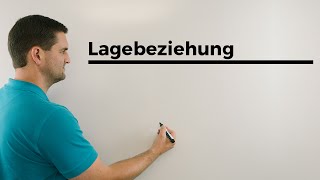 Lagebeziehung Vektorgeometrie Möglichkeiten Übersicht Rechnen mit Vektoren [upl. by Rector]