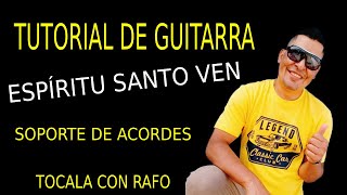 Espíritu Santo Ven  Versión Acústico  New Wine Tutorial de guítarra [upl. by Uela]