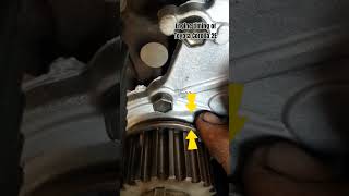 Engine timing of toyota Corolla 2E timingbelt [upl. by Limaa]