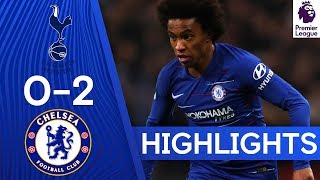 Tottenham 02 Chelsea  Willian Haunts Spurs With Double 🔥 Highlights [upl. by Sabino]