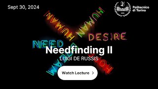 HCI2024  Lecture 5  Needfinding part II [upl. by Child993]