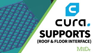 How to Create Easily Removable Supports in Cura Roof amp Floor Interface Settings [upl. by Grados]