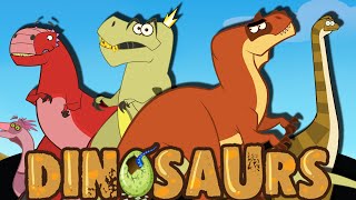 Dinosaurs  Meet Deadly Dinosaurs  Dinosaur Cartoon For Kids [upl. by Derej692]