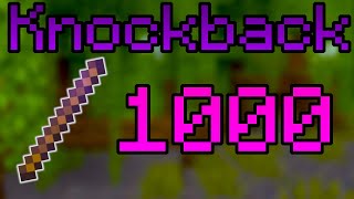 How to get a Knockback 1000 Stick in Minecraft Bedrock 120 [upl. by Madelin]