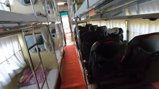 Bharat Benz SleeperSeater Prakash CapellaOrange Travels Premium Luxury AC Bus Interiors amp Exterior [upl. by Dellora]