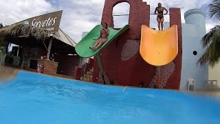 The Drop Water Slide at Acquamania [upl. by Hernandez]