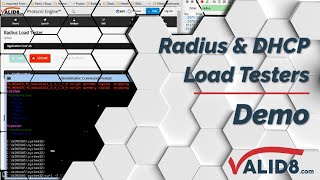 Radius amp DHCP Load Testers  Valid8 Demo [upl. by Carn]