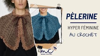 Comment faire une pèlerine cacheépaules quotAgnèsquot toutes tailles au crochet tuto facile [upl. by Jeanine]