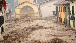 ALLUVIONE CATASTROFICA TRAVOLGE VARAZZE [upl. by Ahcsatan944]