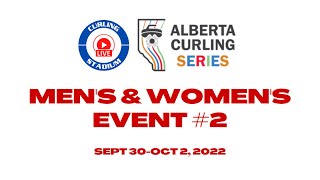 Krysta Hilker vs Kellie Stiksma  DRAW 1  Curling Stadium Alberta Curling Series Event 2 [upl. by Ruamaj]