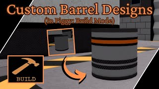 🛢️ How to make CUSTOM barrel designs Piggy Build Mode [upl. by Stacie306]