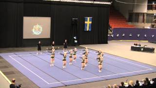 Cheerleading RM 2013 Unga Örnar Stingrays Cheer Skellefteå [upl. by Notxap]