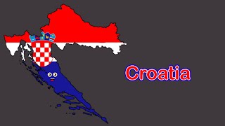 Croatia GeographyKLT classic fan remake [upl. by Botzow314]