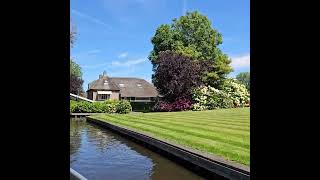 Boat tours at Giethoorn Village Netherlands [upl. by Careaga187]