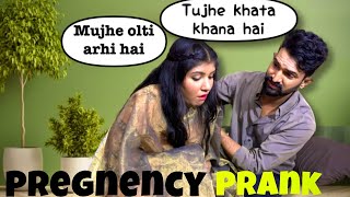 Pregnancy prank on husband  irritating prank on him🙄 funny prank 🤭 [upl. by Iramat]