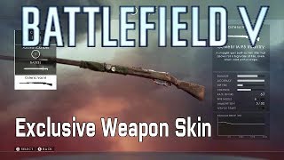 Battlefield 1 Unlock Exclusive BF5 quotArrasquot Weapon Skin And BF1 Counterpart [upl. by Ylrebma]