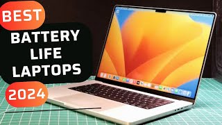 Top 5 Best Battery Life Laptops to buy in 2024 [upl. by Eelyr]