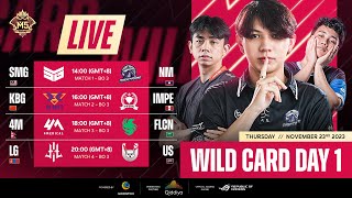 SIARAN LANGSUNG  HARI 1 Hari 1 Peringkat Wild Card  Kejohanan Dunia M5 BM [upl. by Zoeller]