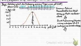 Abhängigkeit der Enzymaktivität vom pH Wert [upl. by Serena]