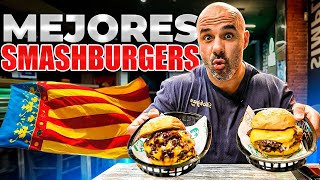 ESTAS SON las 3 MEJORES SMASHBURGERS de VALENCIA [upl. by Gennaro]