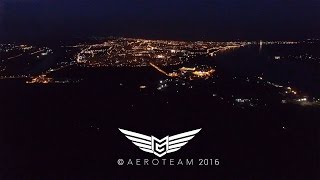 Galati at night  Aerial 4K [upl. by Trinia726]