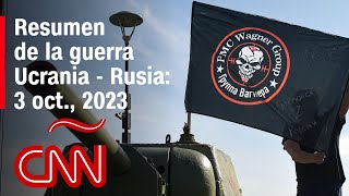 Resumen en video de la guerra Ucrania  Rusia 3 de octubre de 2023 [upl. by Lehcyar122]