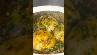 Banku with Soup shorts cooking food foodie best [upl. by Lemej942]