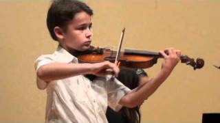 Blake Perryman  Violin  Allegro Assai by Kuchler [upl. by Etnecniv625]