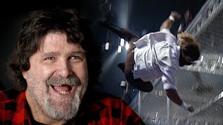 Mick Foley breaks down insane Mankind moments Hell in a Cell The Rock Undertaker [upl. by Alberic409]