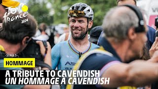 A tribute to Cavendish  Stage 5  Tour de France 2024 [upl. by Ana962]