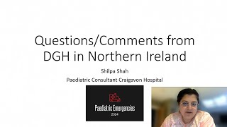 Questions from the DGH  Paediatric Emergencies 2024 [upl. by Riva]