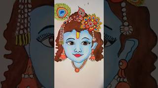 Krishna painting🎨  Fabric Painting  Payal Patil  Aagri Queen  Marathi Mulgi [upl. by Farnsworth]