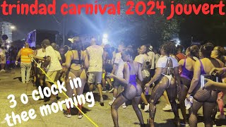 Trinidad Carnival 2024 jouvert  3 o clock in thee morning [upl. by Hoehne]