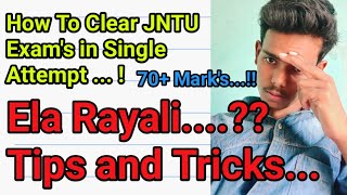 How to write Clear JNTU Examsin Telugu [upl. by Corvin]