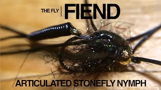 Articulated Stonefly Nymph Fly Tying Tutorial  The Fly Fiend [upl. by Ettelloc349]