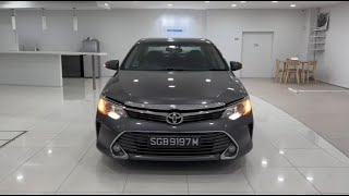 Toyota Camry 20 2015 LED DVD Grey Push Start New Shape  SGB9197M [upl. by Nolos304]