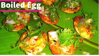 viral video  boiled egg fry  masala egg fry  Indian street food recipe  egg fry recipe [upl. by Cathleen]