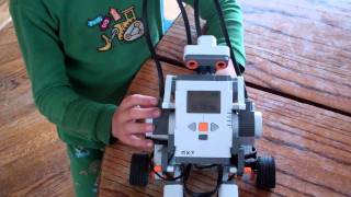 LEGO Mindstorms NXT 20 Touch and Ultrasonic Sensors [upl. by Sabanrab]