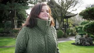 Aran Craft Merino Wool ZipFront Cardigan with Pockets on QVC [upl. by Anirav]