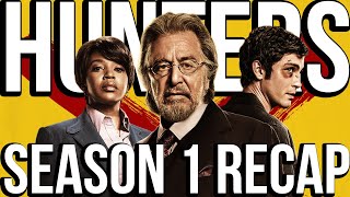 HUNTERS Season 1 Recap  Must Watch Before Season 2  Amazon Prime Video Series Explained [upl. by Romola966]