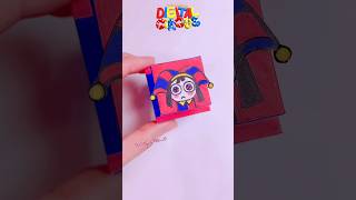 Digital Circus Pomni Craft  Paper Craft Ideas shorts diy [upl. by Yderf912]