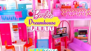 Glam Barbie doll house tour Play Toys [upl. by Fem]