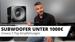 Unsere 3 besten Subwoofer unter 1100 Euro [upl. by Lexerd]